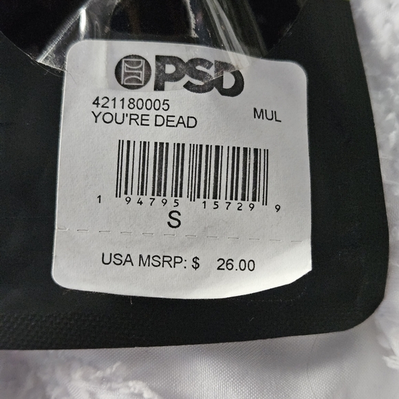 PSD Beetlejuice 'You're Dead' Men's Small Boxer Brief NWT - Picture 3 of 6